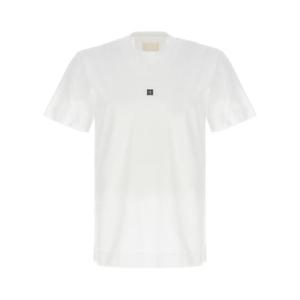 지방시 반팔 티셔츠 BM716G3YCD100 White Black