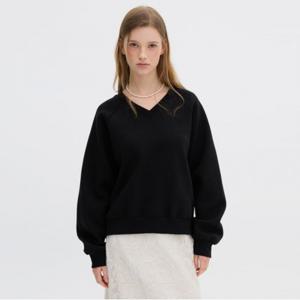 [올리브데올리브]V넥 본딩 오버핏 스웨트 티셔츠 (OH5XE980)
