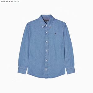 [타미힐피거칠드런] 데님 샴브레이 셔츠 T42F0HSH110BT1