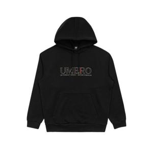 엄브로 에센셜 플러스 자수 레터링 후드 티셔츠 UQ121CHD16BLK