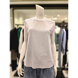 [보니스팍스] 라운드 스티치 포인트 민소매 티셔츠 (B1G22JTS090)