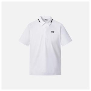 [PXG]PXG골프반팔티 KQF PJMPM2233-01 여름 라인 포인트 타공 카