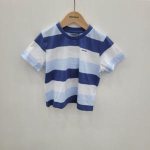 [레베끌레]레노마키즈 남아 블루 선염 스트라이프 티셔츠 R2322T