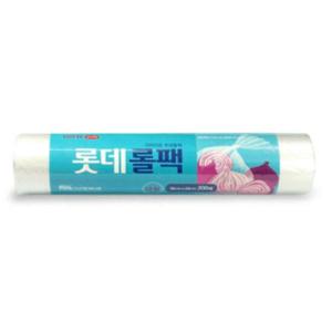 롯데 위생롤팩 대 30x40cm 200매 롯데 이라이프 주방용품 호일 랩 위생백 롯데 위생롤팩 대 30X40CM 200매