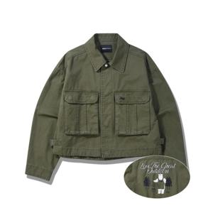 [지프]JQ2SHF212 카키 25년 여성전용 스노우워싱 카라넥점퍼 A3