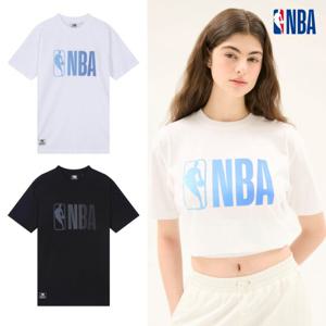 공용 NBA N252TS010P 루즈핏 PLAY 그라데이션 그래픽 반팔 티셔츠 STG
