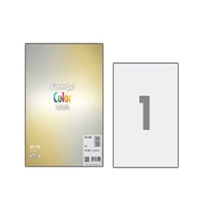 폼텍 A4 한지 라벨 KP3130 1칸 10매 레이저전용 복사용지 폼테크라벨지 전용라벨지 사무라벨지 사무용전용