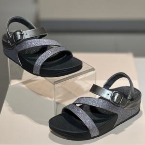 핏플랍 25S/S 스키니 II 글리터 더스트 여성 백 스트랩 샌들 FFSO5E106CG 차콜그레이