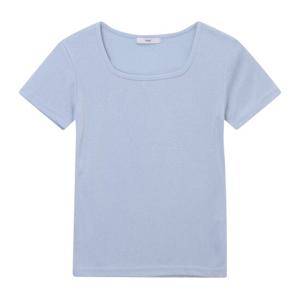 [르샵] [본사직영] 스퀘어넥 골지 반팔티-LC28TS110