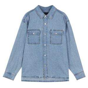 [버커루]남성 오버핏 셔켓 (B225Z0150P)-GR