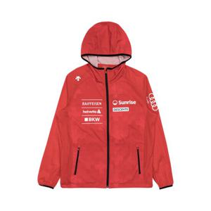 데상트 SWISS SKI 인스파이어드 바람막이 자켓 SP221EWB59RED