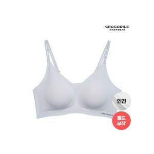 [크로커다일 이너웨어]라이크라 인견쉘론 몰드부착 더블스트랩 감탄브라 1종 CDWBR5N34T