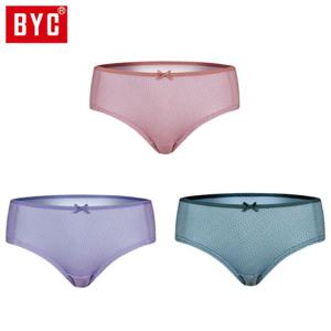 BYC 여성 미디스판 3매입 삼각팬티 DOLF2043 삼각팬티