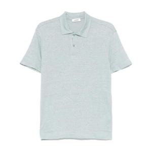 산드로 리넨 폴로 셔츠 SHPTS00378