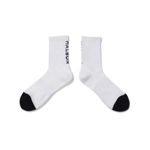 말본골프양말 KQJ M5143PSC05OWT 말본 버티컬 로고 크루 삭스 OFF WHITE