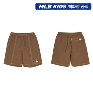 [MLB키즈PG] 스티치 포인트 나일론 5부 아동 팬츠 (7ASMB0253-07BRS)
