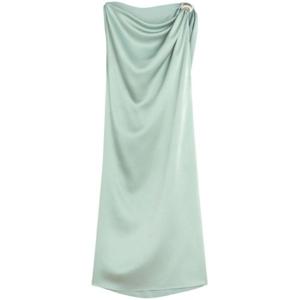랑방 미디 원피스 RW DR0053 3421 P25 414 GREEN GREY