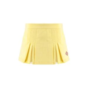 카사블랑카 플리츠 미니 스커트 WPS24SK09601 YELLO TP940312512
