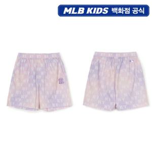 [MLB키즈] 오로라 모노그램 5부 우븐 팬츠 7ASMM0153-50LDL