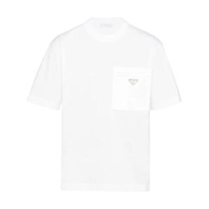 프라다 반팔 티셔츠 UJN661S22111CK white