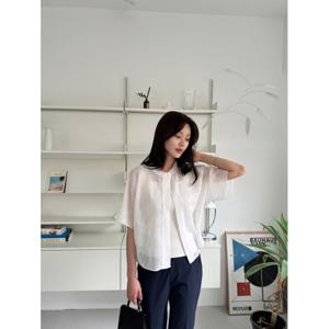 [모리스커밍홈]래글런 볼륨소매 린넨 가디건_M2506CD016B