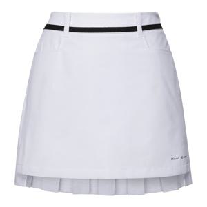 [힐크릭]여성봄골프치마 H412 여성 플리츠 큐롯 1HCCUS4751WHITE