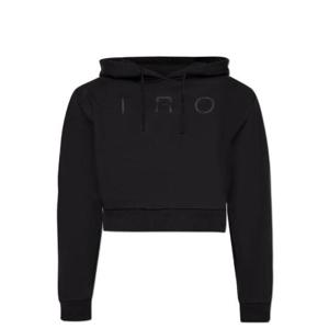 Iro Apollo 로고 프린트 크롭 후드티 WP14APOLLO0 BLACK TP942306265
