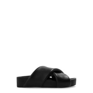 Jil Sander 크로스오버 오픈 토 샌들 J15WP0043P5810 001 TP936135985
