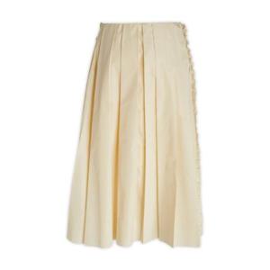 Jil Sander 하이웨이스트 플리츠 미디 스커트 J01MA0101J70097 274 TP942666768