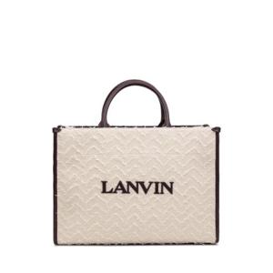 Lanvin 로고 자수 프레이드 디테일 토트백 LWBGTC00COCHA24 0939 TP942620200