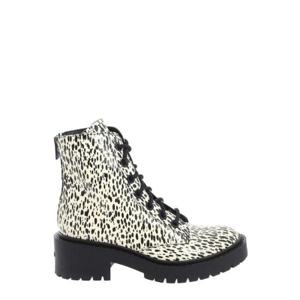 Kenzo 레오파드 프린트 레이스업 부츠 FA62BT340L77 03ECRU TP942923210