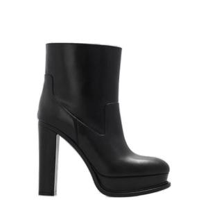 Alexander McQueen 플랫폼 앵클 부츠 734969WHSW0 1000 TP944201822