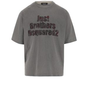 Dsquared2 로고 프린트 크루넥 티셔츠 S74GD1403S24583 815 TP934569556