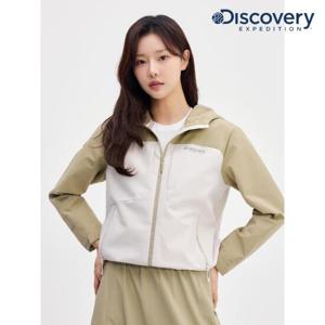 디스커버리 (DWWJ3D051_IVD) 여성 컬러블럭 고어 윈드스토퍼 자켓 DXNW