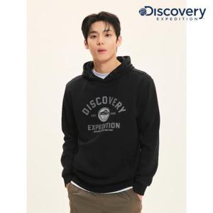 디스커버리 (DXHD23051_BKS) 앞판 빅아치로고 후드티셔츠 DXNW