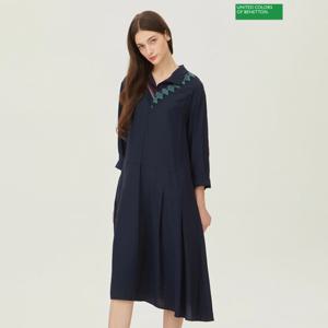 베네통 레베카 롱 원피스 BAOP09341_DN