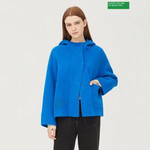 베네통 알렉산더 후드 코트 BACT53361_BL