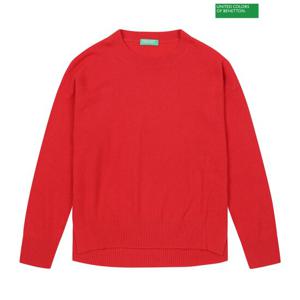 베네통 Slit cashmere sweater 3F_10K1D107G_61N