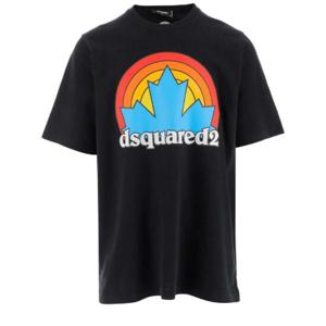 Dsquared2 로고 프린트 크루넥 티셔츠 S71GD1216S24380 900 TP945666948