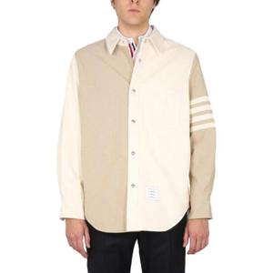 Thom Browne 패치워크 버튼 데님 셔츠 MJO145FF0253 250 TP945662640