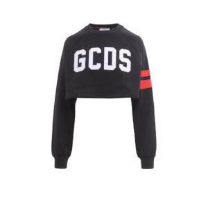GCDS 로고 프린트 크루넥 크롭 스웨트셔츠 CC94W110116 02 TP946194807