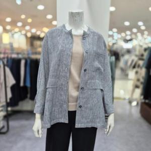 레노마레이디 sh06 스트라이프 린넨 자켓 R2F21WJK100