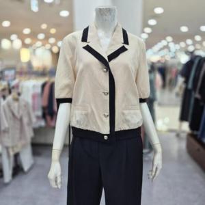 레노마레이디 sh06 니트 배색 자켓 R2F21WJK080