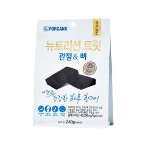 포캔스 뉴트리션 트릿 강아지 관절 뼈 영양제 240g 국내생산