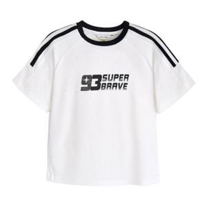 컬리수 HC04 라인래글런트랙반팔티셔츠WH C252TS260P