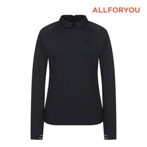 [올포유] 23FW 여성 시보리 포인트 카라 티셔츠 AWTYM8247-199