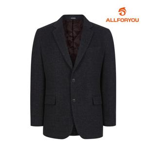 [올포유] 남성 울혼방 체크 등판 누빔 자켓 AGKKL9121-915_G