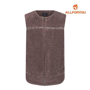 [올포유] 여성 테이프장식 부클 패딩 베스트 ALVEL9231-505_G