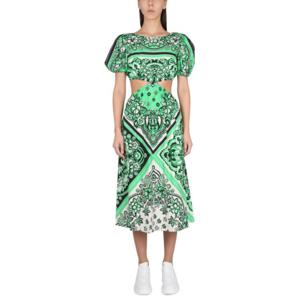 레드발렌티노 미디 원피스 2R0VAHK0 6SM505 GREEN
