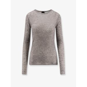 [PINKO] 라프리마 여성 티셔츠 앤 탑 Pico 울 위드 라인스톤 105398 A2PMI42 Grigio /12